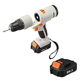 【バッテリー+1個 期間限定セット】アイリスオーヤマ 10.8Vマルチギア 充電式ドリルドライバーセット PJM10DRS＋type-c充電バッテリー DBL1020C