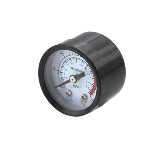 Manomètre compresseur d'air en fer double échelle 1/4 haute précision