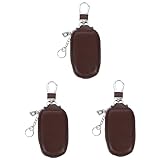 À clés de véhicule - il offre une protection complète pour éviter les rayures et l'abrasion, pochette de rangement de clés en cuir