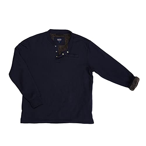 Image of Smith's Workwear Men's Sherpa Bonded Thermal Henley Pullover