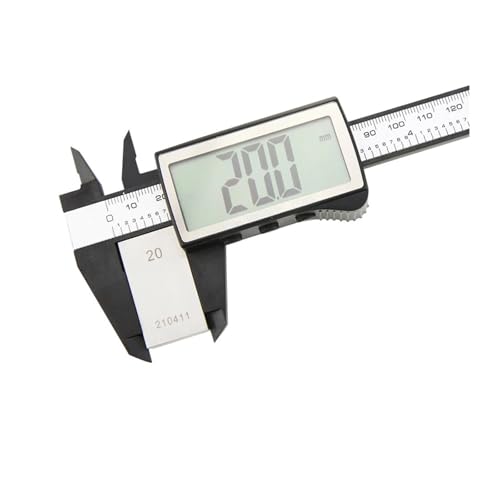SXYKXYDL Paquímetro, calibrador Digital, calibradores Vernier de plástico, Herramientas para Trabajar la Madera, medidor de Espesor, Herramientas de medición, Regla electrónica