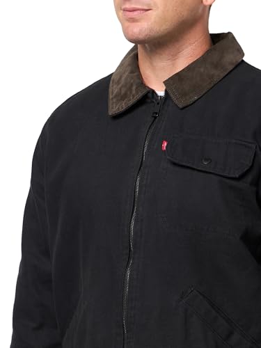 Image of Levi's Men's Workwear Cotton Canvas Corduroy Collar Depot Jacket