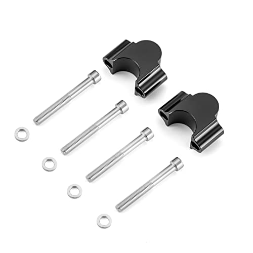 Mofun 1 1/8" 30Mm Handlebar Riser Clamp Spacer Universal Compatible With Yamaha, Can-Am Spyder F3, Bmw, Ducati, Triumph #TOP4