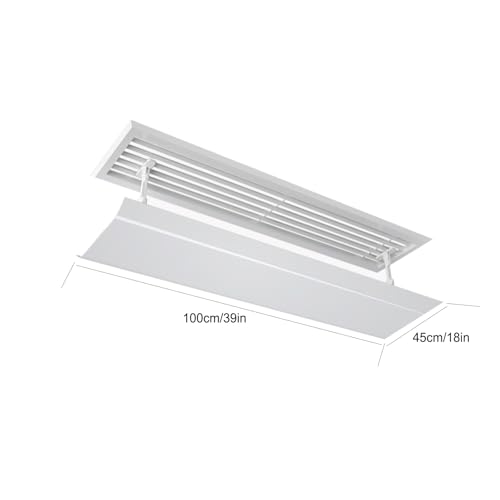 Déflecteurs d'aération de plafond orientables contre les courants d'air - 8