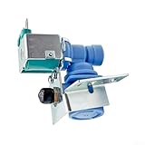 Kühlschrank-Wassereinlassventil Ersatz kompatibel mit 242252603 241803703 AP5671756 Kühlschrank Wasserventil für Eismaschine Kühlgerät Wasseranschluss Kunststoff Metall Wasser