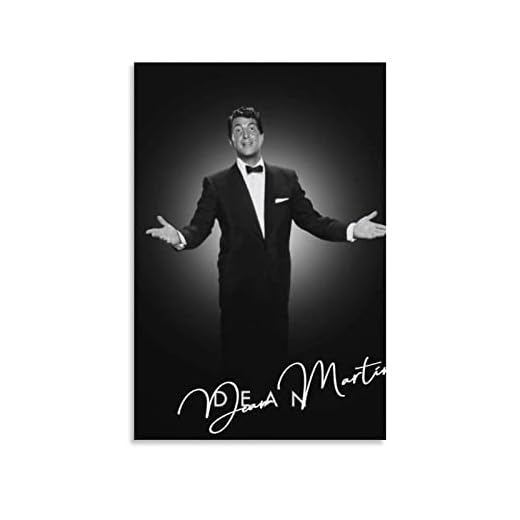 Dean Martin-affischer estetisk rumsdekor väggkonst för pojkar rum heminredning 60 x 90 cm (24 x 36 tum)
