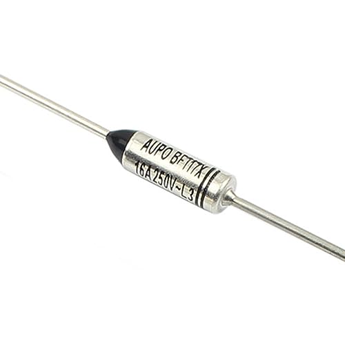 x3 Unidades: Fusible Térmico 117ºC 16A/250V AUPO BF117X