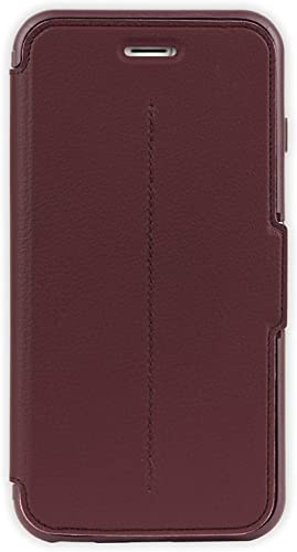 Coque iPhone 6 Plus OtterBox Strada rabat en cuir noir et marron