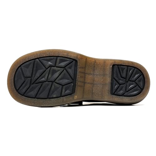 Men's Vintage Platform Genuine Leather Fashion Dress Sneakers Business Round Toe Oxfords Shoes Casual Chunky Derby Shoes4