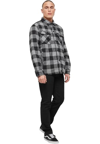 Image of Brandit Men's Lumber Jacket Black /Blue
