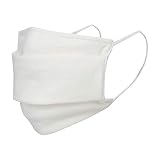 HEROLAB - 10 Masques Tissu Lavables Et Réutilisables - Uns 1 Afnor Dga - Catégorie 1 - 50 Lavages - Blanc - Catégorie 1 - Testé par la DGA - AFNOR SPEC S76-001:2020 - Filtration 99%