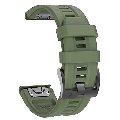 Correa de silicona compatible con Garmin Fenix 7X 26 mm miniatura 2