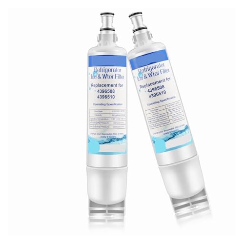 Filtro De Agua For Refrigerador 4396508, Compatible Con Whirlpool, EDR5RXD1, 4396510, NLC240V, Filtro 5, 46-9010 — Paquete De 2