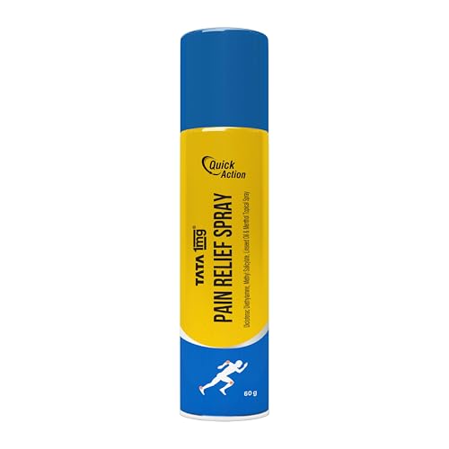 Image of TATA 1MG Pain Relief Spray for Lower Back Pain, Joint Pain, Neck Pain & Sprain | Bone, Joint & Muscle Care - 60gms