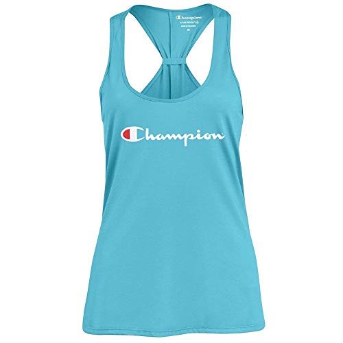 Débardeur Champion femme turquoise pour vos séances de yoga et vos sorties ensoleillées
