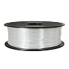 CC3D Silk Pearl White PLA Filament 1.75 mm 1KG 3D Printer Consumables 2.2LBS Spool Fit Most FDM Printer Silky Shiny Metallic PLA 3D Printing Material Silk White Color