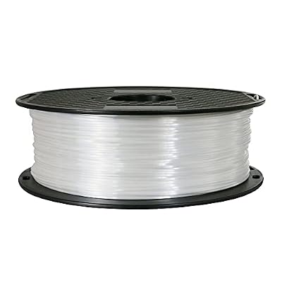 CC3D Silk Pearl White PLA Filament 1.75 mm 1KG 3D Printer Consumables 2.2LBS Spool Fit Most FDM Printer Silky Shiny Metallic PLA 3D Printing Material Silk White Color