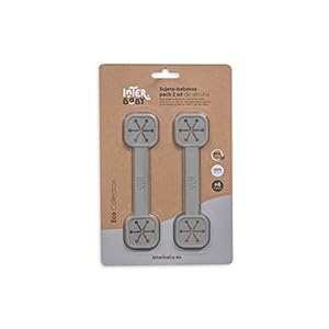 Interbaby Verpakking 2 siliconen slabbetjes in petrolgrijs