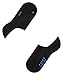 FALKE Women's Cool Kick No Show Socks, Breathable, Cooling Effect, Polyester, Low Cut Everyday Sock, Non Slip Heel, Black (Black 3000), 6.5-7.5, 1 Pair