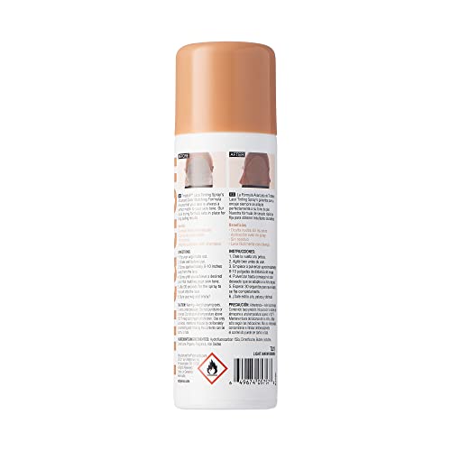 Red By Kiss Lace Tinting Spray Long-Lasting Pigmentation, Transfer-Proof, Peach Scent 3 Oz (Light Warm Brown) #TOP2