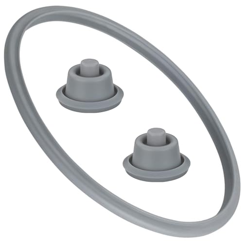 ALGOMAS® Junta Olla WMF Perfect + 2 Juntas Indicador (Modelo Alto) | Silicona Resistente | Sellado Seguro y Rendimiento Óptimo | Para WMF Perfect y Perfect Plus | Ø22 cm int / 24 cm ext