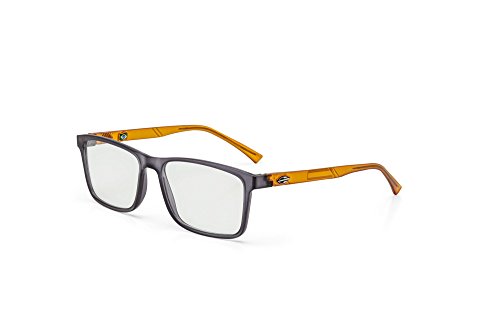 Monturas de gafas Poa Mormaii negro y naranja para lentes graduadas