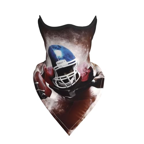 FHEDVBN American Football Ski Mask UPF 50+ Balaclava - Windproof Face Cover for Men Women Cooling Summer Half Face Mask Scarf Sun UV Protection Neck Gaiter for Outdoor Activities