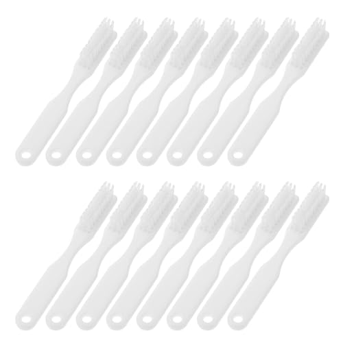 Brosse à dents usage carcéral sécurisé blanche avec manche ergonomique antidérapant