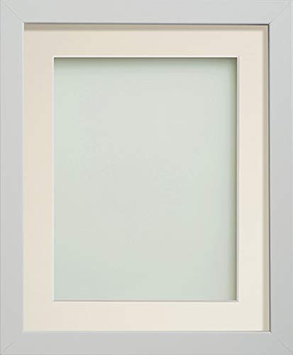 Frame Company Allington White Photo Frame with Ivory Mount, 7x5 for 6x4 inch, fitted with perspex