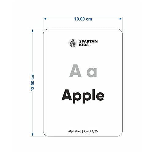 Image of Spartan Kids Flash Cards for Kids (Mega Combo Pack) Numbers, Alphabets, and Vegetables Flash Cards for Kids
