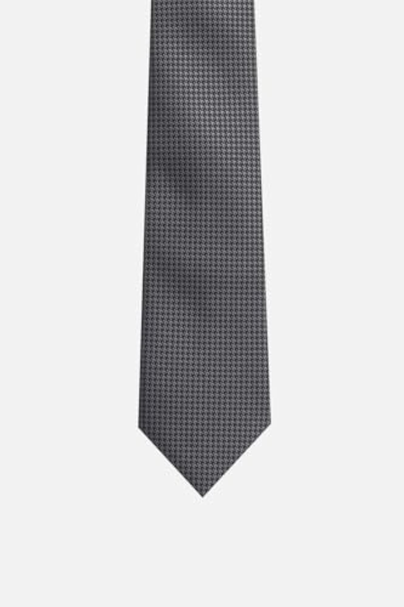 Men's Grey Party Tie Pocket Square and Cufflink Set