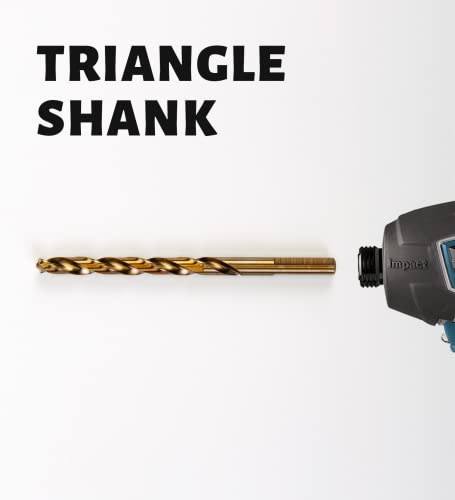 Intoo Hss Cobalt Drill Bits Set 29Pcs Triangle Shank,Industry Drill Bits With Golden Ratio Tip, #TOP4