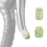 BONE 自転車 ブレーキレバーカバー シリコン製 2個入 滑り止め ロードバイク ブレーキレバー 保護 スリーブ 傷防止 防水性 耐摩耗性 耐久性 かわいい キャラクター - Brake Lever Cover - 蛍光 エイリアン宇宙人アリ