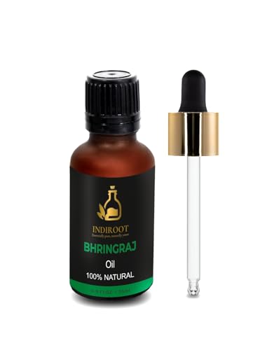 Aceite esencial natural Bhringraj 15 ml con gotero
