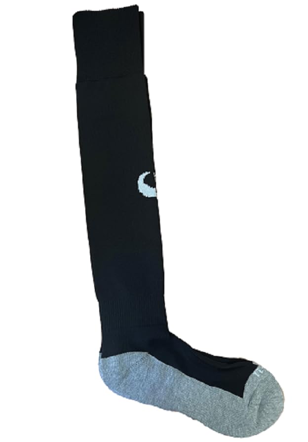 SondicoMen's S Pro Football Socks, Black, One Size, Black, One Size, Black, One Size