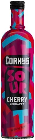 Corky's Sour Cherry Schnapps 70cl | Shots | 15% ABV | Sour Cherry Liqueur