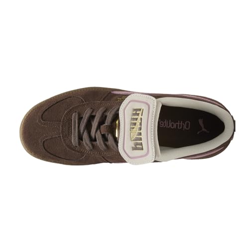 Image of PUMA Mens Palermo Premium Suede Lace Up Sneakers Shoes Casual - Brown