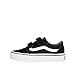 Vans Ward V-Velcro, Sneaker Unisex Adulto, Negro ((Suede/Canvas) Black/White Iju), 44.5 EU