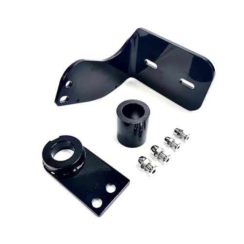 Support de plaque d'immatriculation moto latéral noir anti vibration Softail