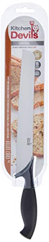 Kitchen Devils Control Bread Knife, Stainless Steel, Black, 44.3 x 3.5 x 2.4 cm - Image 3