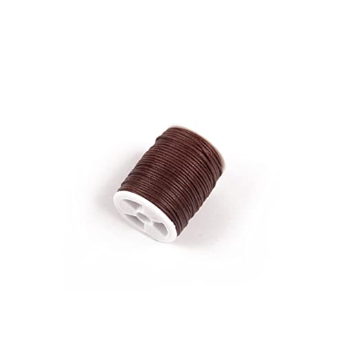 Cordón de algodón encerado de 1mm: hilo para manualidades y cuerda de tejer 10m 2