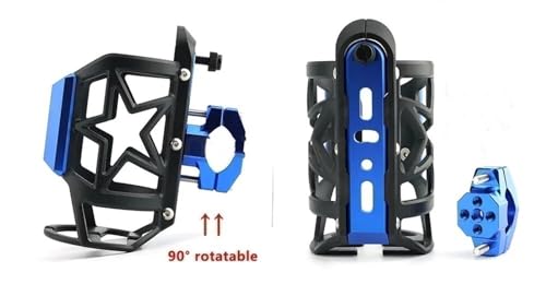 Portavasos para motocicleta universal negro miniatura 3