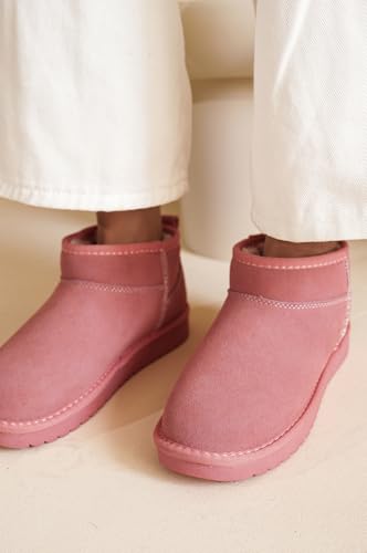 Image of Project Cloud Genuine Leather Ankle Boots for Women - Water Resistant with Memory Foam Insole Winter Boots - Trending Shoes & Comfortable Women's Ankle Boots (Hippy)