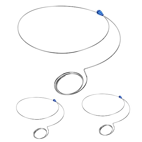 LALADEFIEE 3個時計修理用ルーペホルダー 拡大鏡固定ワイヤーリング 軽量小型で携帯便利 耐久性素材 時計修理ツール アクセサリー