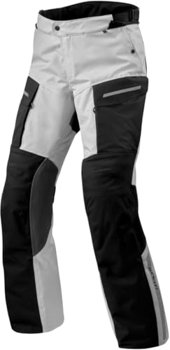 Image of REV'IT! Revit Offtrack 2 H2O Motorcycle Textile Pants, Silver/Black, M