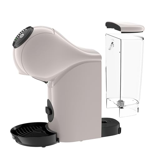 Krups Nescafé Dolce Gusto Genio S Kaffeekapselmaschine, abnehmbarer Wassertank 0,8 Liter, heiße und kalte Getränke, 1500 Watt, 15 bar Pumpendruck, Eco-Modus, besonders kompakt, Taupe, KP243AF0 – Bild 6