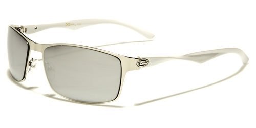 X-Loop 2014 New Men's Stylish Driving Riding Sunglasses-XL8356 (White Mirror Lens)