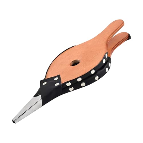 Fuelle de fuego | Bomba manual de soplador de fuego de madera, ventilador de aire de chimenea clásica, herramienta de encendido de fogata portátil, potenciador de calor rústico | Control confiable de