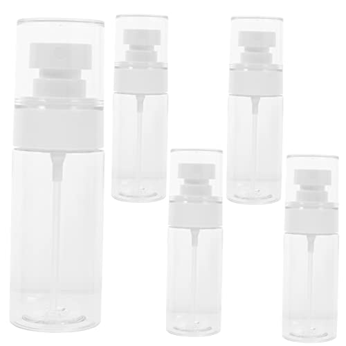 PATKAW 5 Piezas Botella de spray laca para el cabello botellas de aseo de viaje mini botellas spray bottle botella spray botella de viaje contenedores de viaje el plastico Transparent