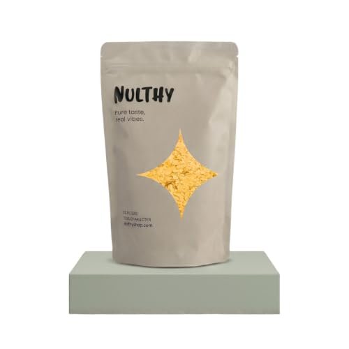 NULTHY 1kg - Levadura Nutricional con B12, Copos Enriquecidos, Fuente de Proteína, Ideal Dietas Veganas